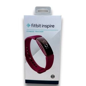 Fitbit Inspire FB412BYBY Fitness Tracker S/P & L/G Wristband -Sangria